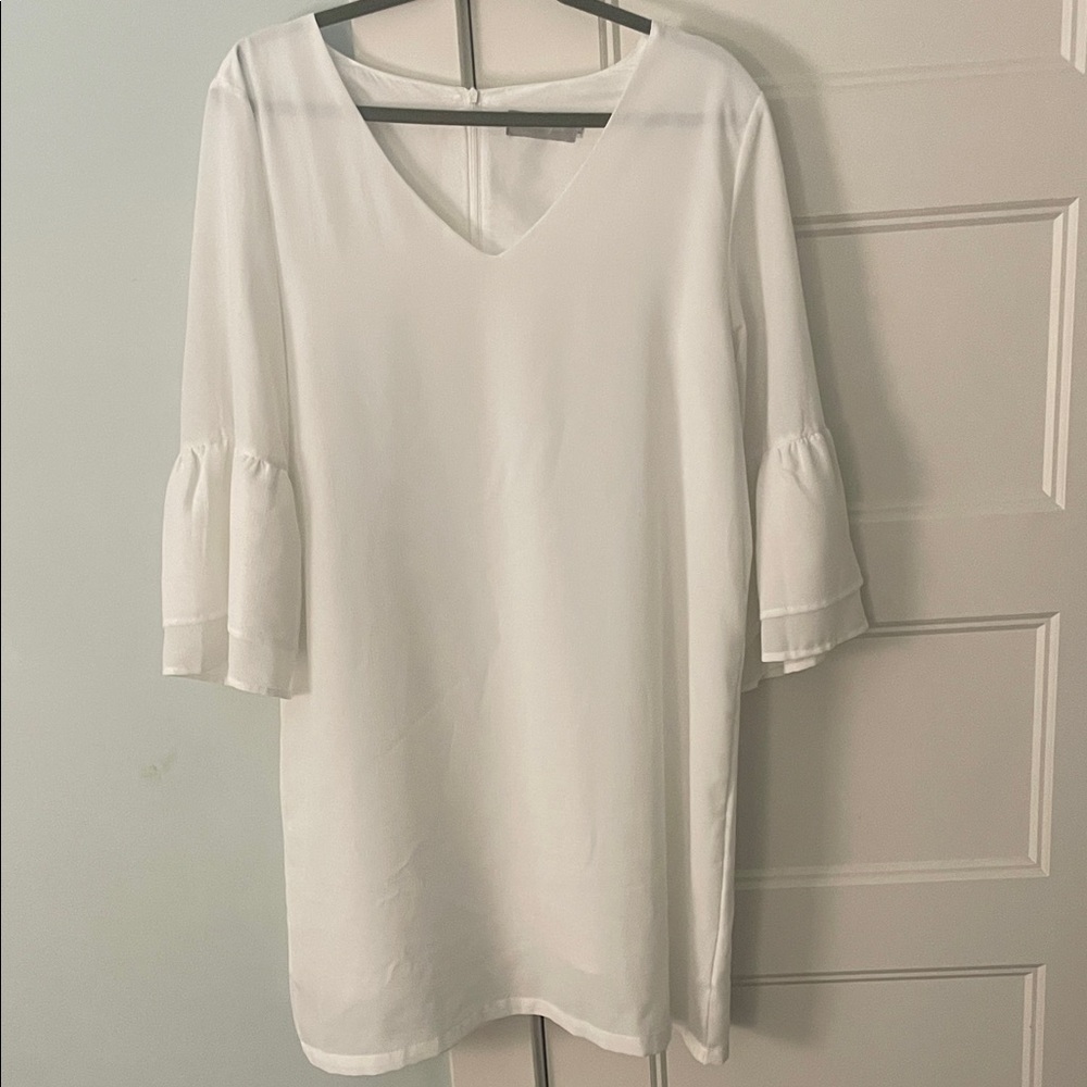 Elegant White Women's Dress